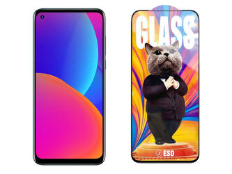 3D Ochranné tvrzené sklo na Blu G91 - Mr. Cat ESD
