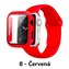 Set 3v1 pro Apple Watch,8 - ČERVENÁ,42mm,S/M (Pro obvod ruky 13-18 cm)