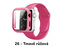 Set 3v1 pro Apple Watch,26 - Tmavě růžová,38mm,M/L (Pro obvod ruky 15-20 cm)