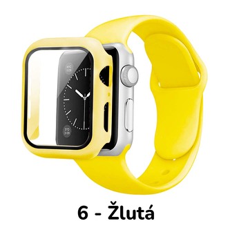 Set 3v1 pro Apple Watch,6 - ŽLUTÁ,41mm,S/M (Pro obvod ruky 13-18 cm) Set 3v1 pro Apple Watch,6 - ŽLUTÁ,41mm,S/M (Pro obvod ruky 13-18 cm)
