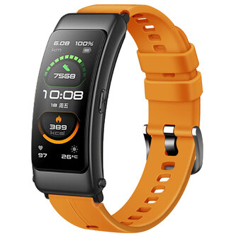 Jednobarevný řemínek pro Huawei TalkBand 6,Oranžová,Huawei TalkBand 6