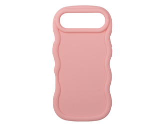 Vlnkovaný světle růžový kryt pro iPhone 17 Air
