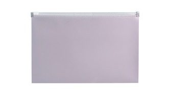 Teczka na suwak A5 PP morandi róż BIURFOL TSM-A5-01