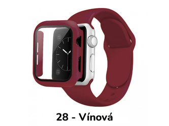 Set 3v1 pro Apple Watch,28 - Vínová,49mm,S/M (Pro obvod ruky 13-18 cm) Set 3v1 pro Apple Watch,28 - Vínová,49mm,S/M (Pro obvod ruky 13-18 cm)