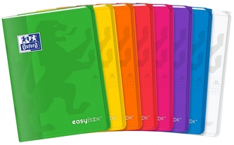 Zeszyt A5 Oxford Easybook, 60 kartek, kratka z marginesem