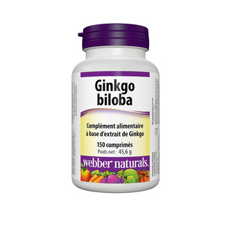 Webber Naturals Ginkgo Biloba 150 tbl