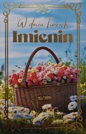 Karnet imieniny kobiece 2K-192