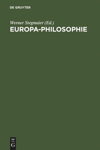 Europa-Philosophie Europa-Philosophie