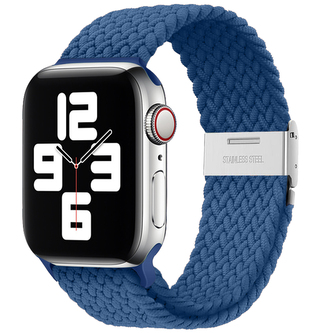 Pletený řemínek pro Apple Watch 42/44/45/46/49mm,Modrý Pletený řemínek pro Apple Watch 42/44/45/46/49mm,Modrý