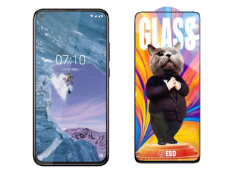 3D Ochranné tvrzené sklo na Nokia X71 - Mr. Cat ESD