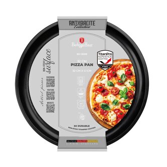 BERLINGERHAUS Pánev na pizzu s titanovým povrchem 32cm Anthracite Collection BH-8688 BERLINGERHAUS Pánev na pizzu s titanovým povrchem 32cm Anthracite Collection BH-8688