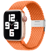 Pletený řemínek pro Apple Watch 42/44/45/46/49mm,Oranžový