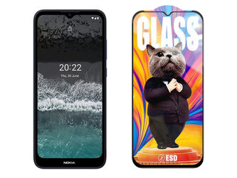 3D Ochranné tvrzené sklo na Nokia C21 - Mr. Cat ESD