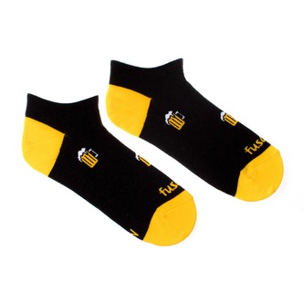Kotníkové ponožky Pivní salon Černé XL (47-50)