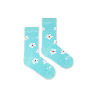 Dětské ponožky Kvítek Modré L (31-34)