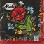 Serwetka papierowa 3warstwowa 33x33 Maki haft czarny op20szt POL-MAK SLOG056502