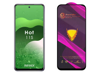 3D Ochranné tvrzené sklo na Infinix Hot 11S