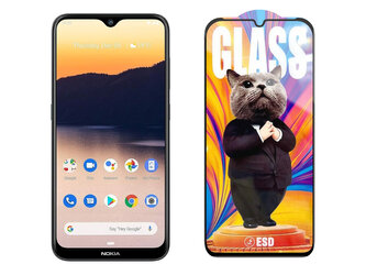 3D Ochranné tvrzené sklo na Nokia 2.3 - Mr. Cat ESD