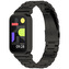Kovový řemínek pro Mi band 9 Active / Redmi Band 3,Černý