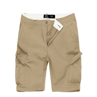 Kraťasy Vintage Industries Ryker - tmavě béžové, 38