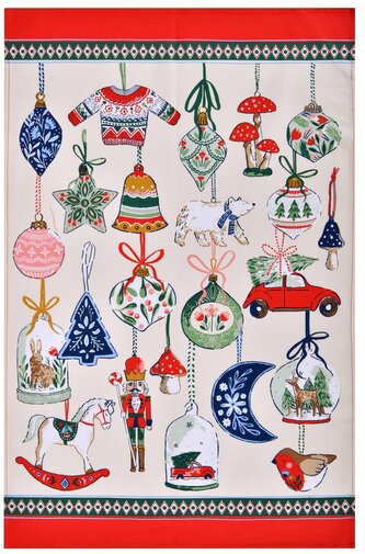 Kuchyňská utěrka Christmas Ornaments