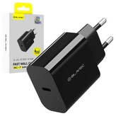 Cestovní nabíječ Blavec, GaN4, 1x USB C, PD 45W, QC 3.0, černá