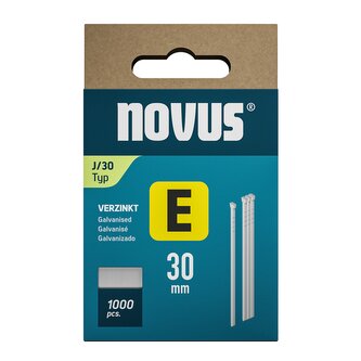 Novus hřebíky typ E, J/30 mm, 1000 ks