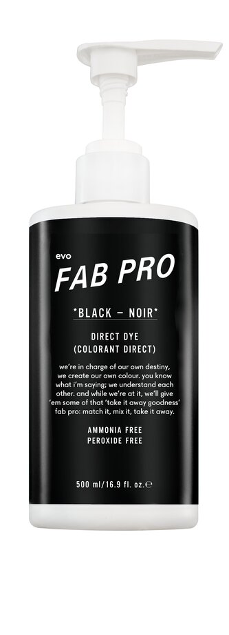 EVO - black colour intensifier 500ml EVO - black colour intensifier 500ml