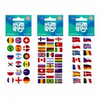 Naklejki Sticker BOO Flagi Państwa mix Naklejki Sticker BOO Flagi Państwa mix