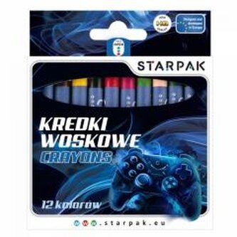 Kredki woskowe 12 kolorów Pad Kredki woskowe 12 kolorów Pad