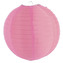 Nylonová lucerna 30 cm, světle růžová