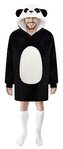 Cozy Noxxiez CH367 Panda - hřejivá televizní mikinová deka s kapucí pro teenagery a dospělé