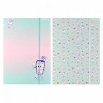 Teczka z gumką A4 Bubble Tea mix