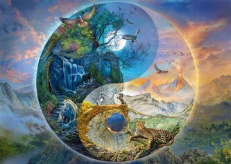 SCHMIDT Puzzle Horský svět 1000 dílků