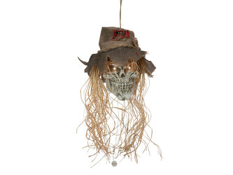 Halloweenská lebka strašáka, 70 cm Halloweenská lebka strašáka, 70 cm