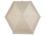 Skládací mini deštník s pevným pouzdrem - 1 ks - 8 béžová světlá
