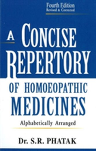 Concise Repertory of Homeopathic Medicines