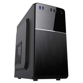 VeinX case Chant CH25M Micro Tower, bez zdroje, 1x USB-C, 2x USB3.0, 1x USB2.0, černá