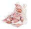 Guca 10261 OLIVIE - zátěžová realistická panenka miminko s měkkým látkovým tělem - 42 cm