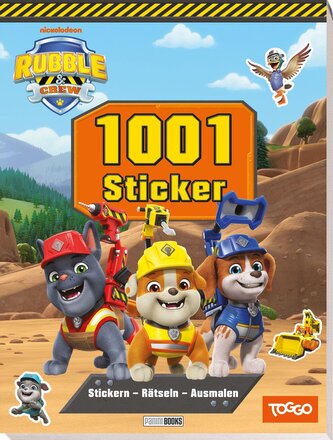 Rubble & Crew: 1001 Sticker: Stickern - Rätseln - Ausmalen
