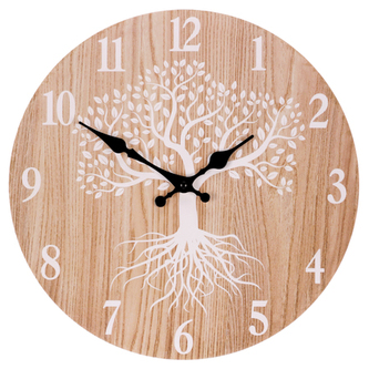 Hodiny nástěnné MDF, 34cm Hodiny nástěnné MDF, 34cm