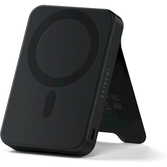 Satechi Qi2 10K magnetická powerbanka se stojánkem černá