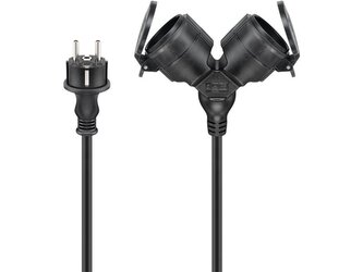 Prodlužovací kabel 2 zásuvky 25m GOOBAY 65436