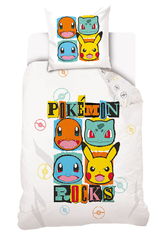 Dětské povlečení Pokémon Rocks Dětské povlečení Pokémon Rocks