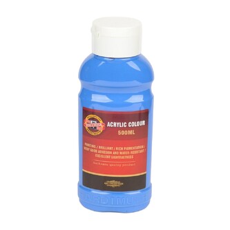 Koh-i-noor 1627/0430 - akrylová barva 500 ml, kobalt Koh-i-noor 1627/0430 - akrylová barva 500 ml, kobalt