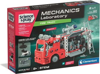 CLEMENTONI Science&Play Mechanická laboratoř Hasičské auto CLEMENTONI Science&Play Mechanická laboratoř Hasičské auto