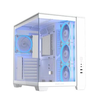 ASUS A32 PLUS WHITE ARGB TG skrinka ATX biela 4x ARGB fan ASUS A32 PLUS WHITE ARGB TG skrinka ATX biela 4x ARGB fan