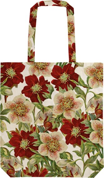 Látková taška Christmas Berries Hellebore