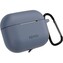 Epico silikonové pouzdro s karabinou AirPods Pro 3 modrošedá