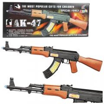 Karabin AK-47 ze światłem i dźwiękiem 68,5cm Karabin AK-47 ze światłem i dźwiękiem 68,5cm